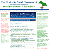 Tablet Screenshot of centerforsmallgovernment.com